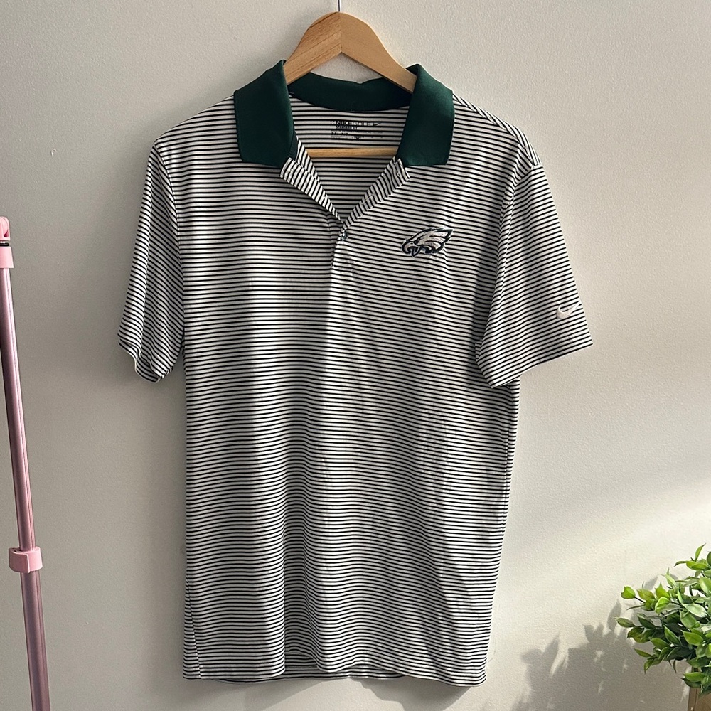 🦅 Nike Golf Men's Eagles Striped Polo